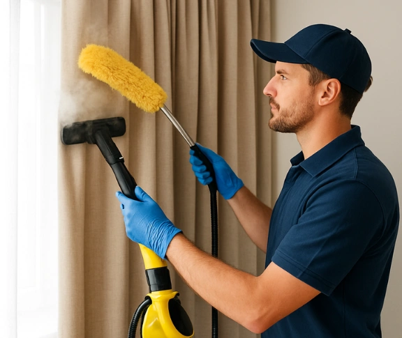 Emergency same-day curtain stain removal buddina Matty Curtain Cleaning